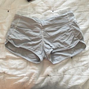 Lululemon White Shorts.